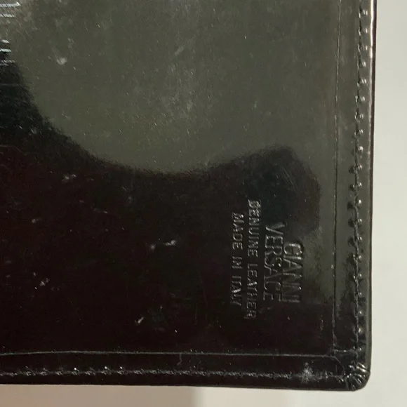 Versace Black and Gold Women's Wallet - Picture 6 of 11